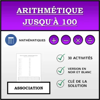Exercice d'association: Arithmétique jusqu'à 100