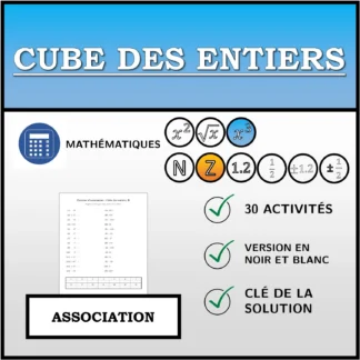 Exercice d'association: Cube des entiers