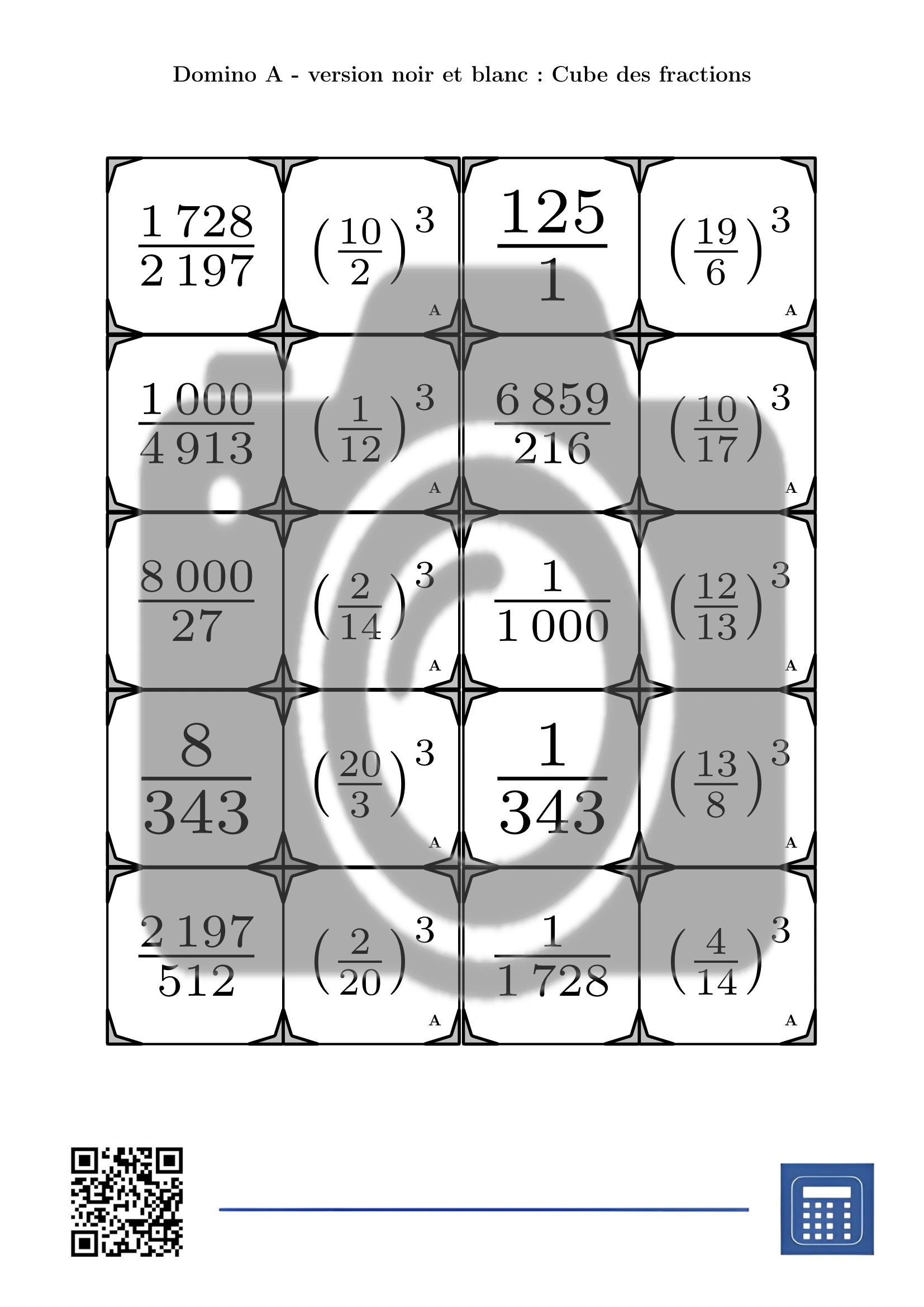 Domino: Cube des fractions – Image 3