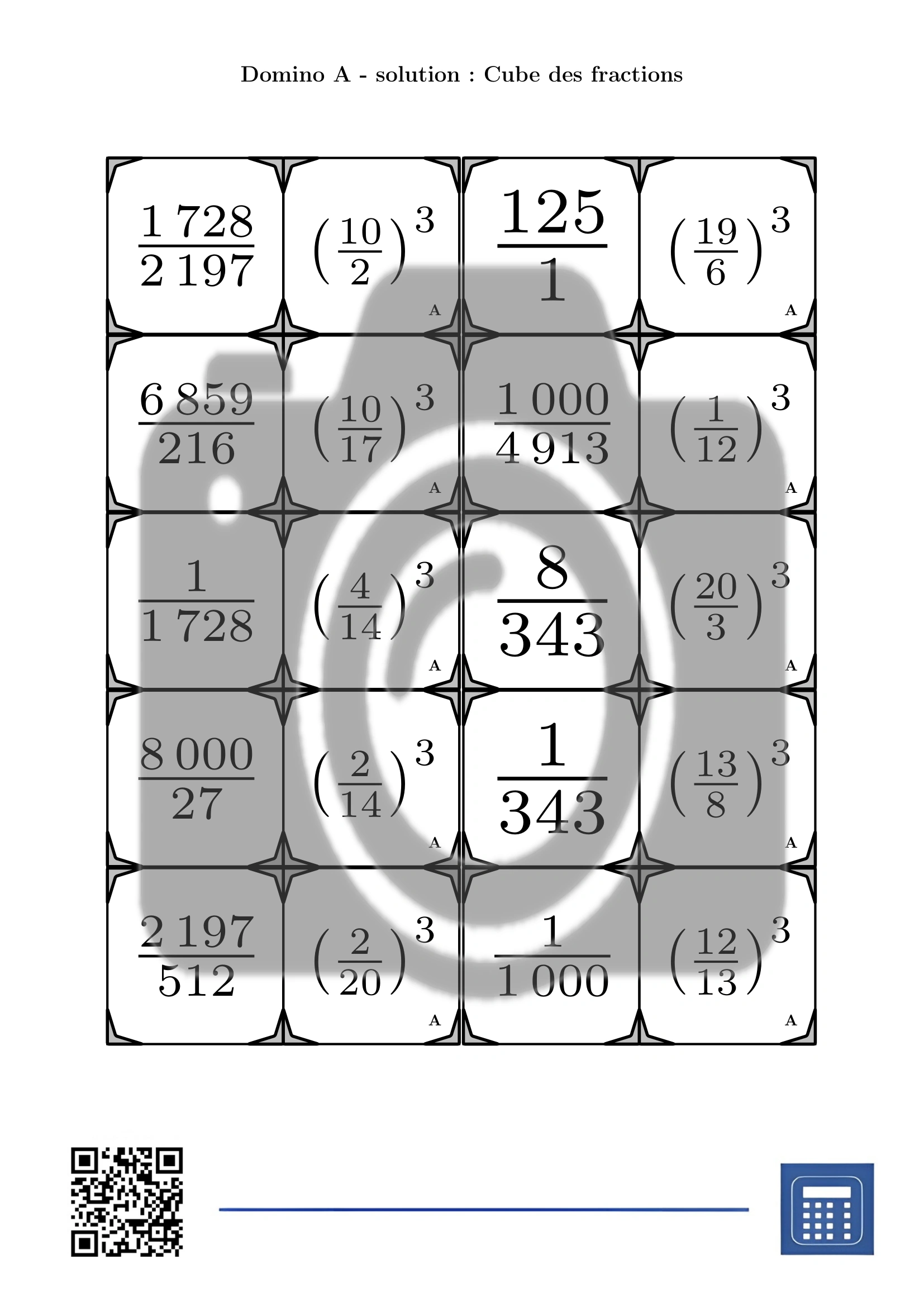Domino: Cube des fractions – Image 4