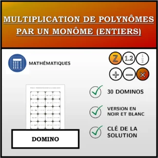 Domino: Multiplication de polynômes par un monôme (entiers)