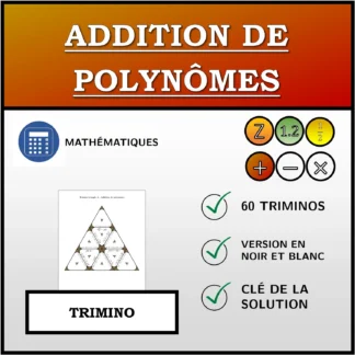Trimino: Addition de polynômes