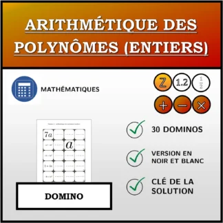 Domino: Arithmétique des polynômes (entiers)