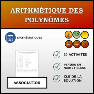 Exercice d'association: Arithmétique des polynômes