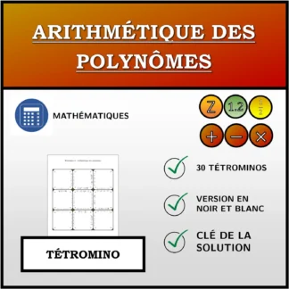 Tétromino: Arithmétique des polynômes
