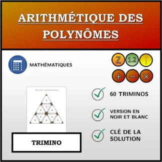 Trimino: Arithmétique des polynômes