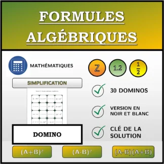 Domino: Formules algébriques, simplification
