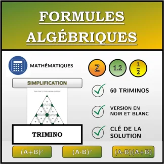 Trimino: Formules algébriques, simplification