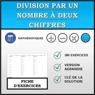 Fiche d'exercices: Division par un nombre à deux chiffres