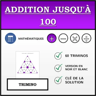 Trimino: Addition jusqu'à 100