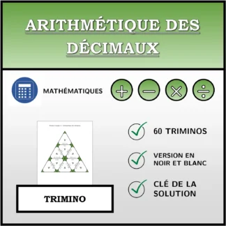 Trimino: Arithmétique des décimaux