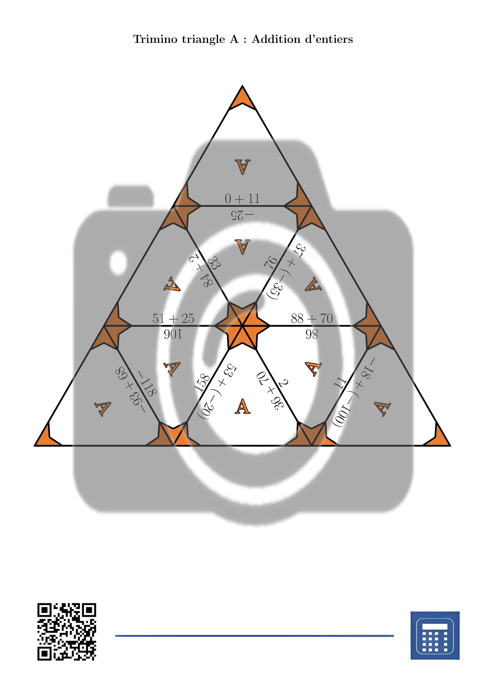 Trimino: Addition d'entiers – Image 2