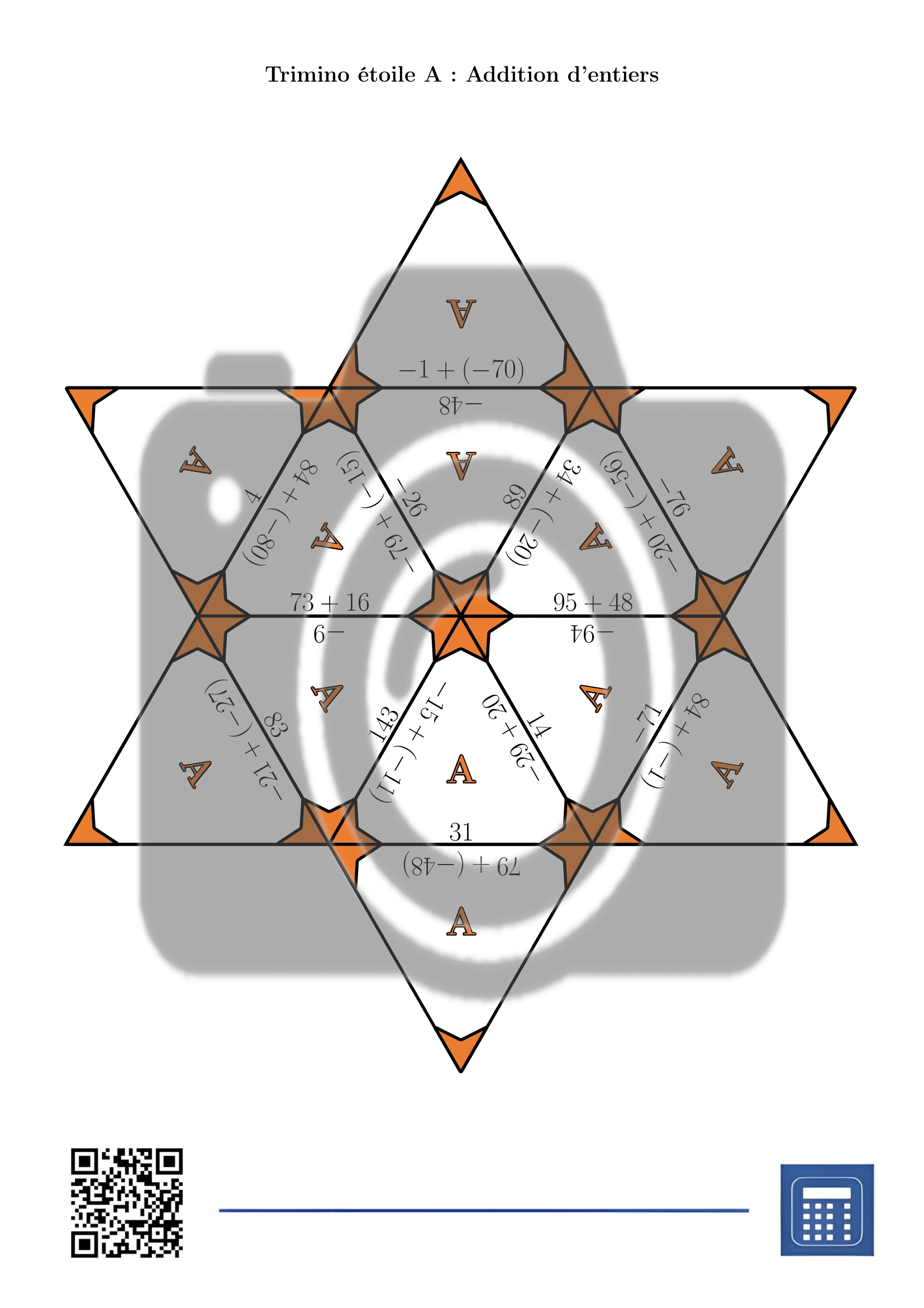 Trimino: Addition d'entiers – Image 4