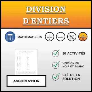 Exercice d'association: Division d'entiers