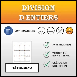 Tétromino: Division d'entiers