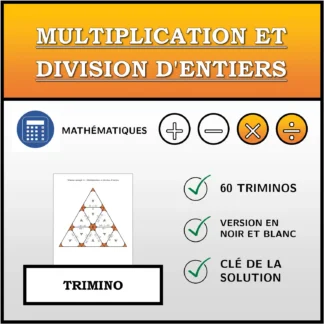 Trimino: Multiplication et division d'entiers