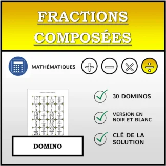 Domino: Fractions composées