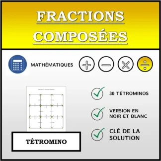 Tétromino: Fractions composées