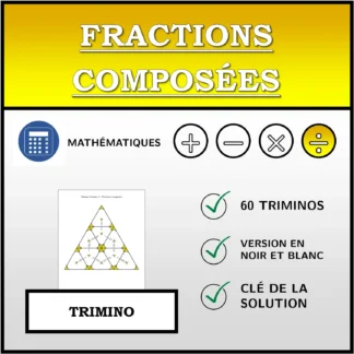Trimino: Fractions composées