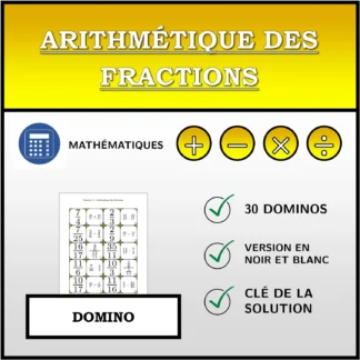 Domino: Arithmétique des fractions