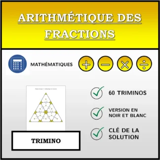 Trimino: Arithmétique des fractions