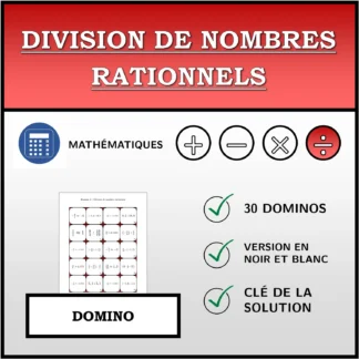 Domino: Division de nombres rationnels