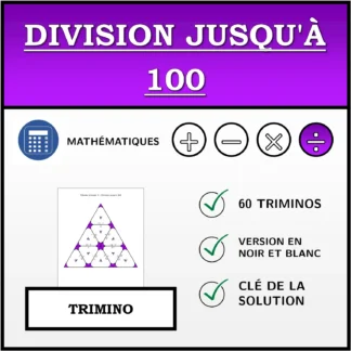 Trimino: Division jusqu'à 100