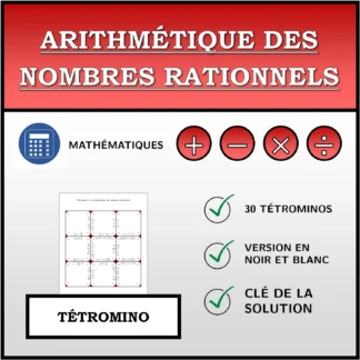 Tétromino: Arithmétique des nombres rationnels