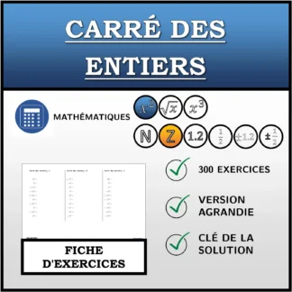 Fiche d'exercices: Carré des entiers